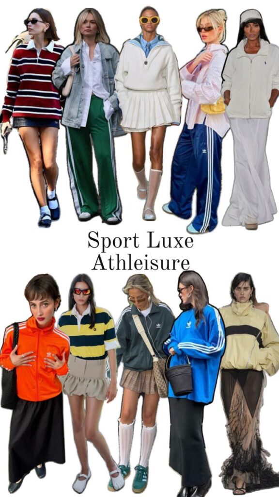 Sport chic combinatie trend 
